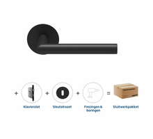 Skantrae Sluitwerkpakket 2133 Orbit 19 flat sleutel ZWART