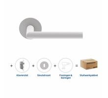 Skantrae Sluitwerkpakket 2137 Orbit 19 flat sleutel WIT