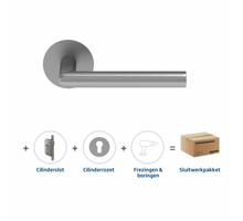 Skantrae Sluitwerkpakket 2140 Orbit 19 flat cilinder RVS