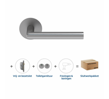 Skantrae Sluitwerkpakket 2142 Orbit 19 flat toilet RVS