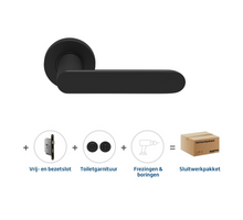 Skantrae Sluitwerkpakket 2150 Arc toilet ZWART