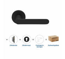 Skantrae Sluitwerkpakket 2156 Arc 20 regular cilinder ZWART