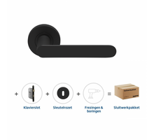 Skantrae Sluitwerkpakket 2157 Arc 20 regular sleutel ZWART