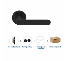 Skantrae Sluitwerkpakket 2158 Arc 20 regular toilet ZWART