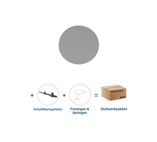 Skantrae Sluitwerkpakket 2184 Orbit deurknop Schuifdeursysteem RVS