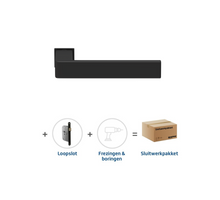 Skantrae Sluitwerkpakket 815 Quadrate 28 minimal loop zwart