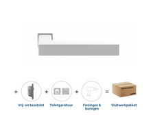 Skantrae  Sluitwerkpakket 814 Squared 20 minimal loop Wit