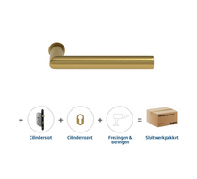 Skantrae Sluitwerkpakket 923 Orbit 19 minimal Cilinderslot Mat Messing
