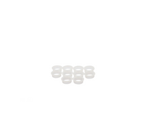 10 Nylon deurkruk ringen 20mm-18mm Wit