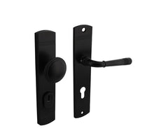 Intersteel voordeurbeslag Helena PC72mm met kerntrekbeveiliging - mat zwart