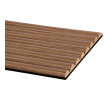 Cando Decowall Acoustic Curve walnoot - 260x30cm 2 stuks
