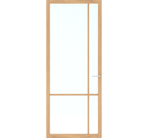 Cando Binnendeur Met Glas - Elegant Original ELG1-CC04 - Blank Glas - Licht Eiken Gelakt