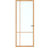 Cando Binnendeur Elegant Original ELG1-CC06 - Blank glas - Licht Eiken Gelakt
