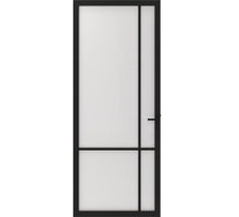 Cando binnendeur Elegant Original ELG1-1D04 - Mat Glas - Zwart gegrond