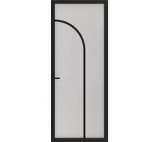 Skantrae SlimSeries One Zwart Binnendeur SSL 4512 nevel  glas