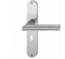 Hoppe Amsterdam binnendeur beslag langschild met sleutelgat 56 mm