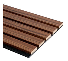 CanDo Decowall Acoustic Advanced walnoot 260x30cm 2 stuks - Brede lat