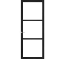 Weekamp binnendeur WK6306-C industrieel 80mm - Blank glas - Voorraad