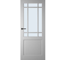 Weekamp binnendeur WK6523-A1 facet-Blank glas