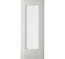 Weekamp binnendeur WK6402-C recht extra breed - Mat gelaagd  glas