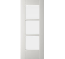 Weekamp binnendeur WK6504-C3 recht extra breed - Blank glas - Maatwerk